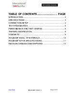 Preview for 2 page of International Rectifier IRAUDAMP18 Reference Design