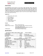 Preview for 3 page of International Rectifier IRAUDAMP18 Reference Design