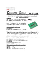 Preview for 1 page of International Rectifier IRDCiP2001-B Reference Design