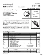 International Rectifier Photosmart 335 Specifications предпросмотр