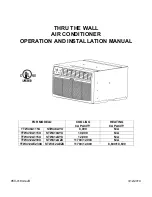 Preview for 1 page of International Refrigeration Products STW410AYX Operation And Installation Manual