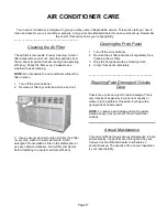 Preview for 19 page of International Refrigeration Products STW410AYX Operation And Installation Manual