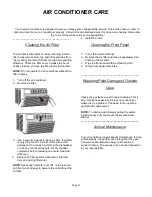 Предварительный просмотр 15 страницы International Refrigeration Products WA410YER User Manual