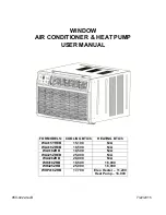 Preview for 1 page of International Refrigeration Products WA415YREB User Manual