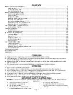 Preview for 2 page of International Refrigeration Products WA415YREB User Manual