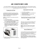 Preview for 22 page of International Refrigeration Products WA415YREB User Manual