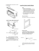 Preview for 8 page of International Refrigeration Products WA418ZRX User Manual