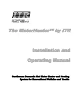 International Thermal Research The WaterHeater Installation And Operating Manual предпросмотр