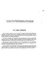 Preview for 2 page of International CUB CADET 100 Operator'S Manual