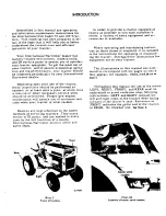 Preview for 5 page of International CUB CADET 100 Operator'S Manual