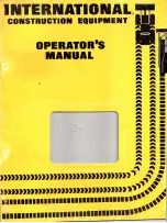 International H-400C Operator'S Manual preview