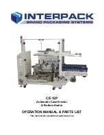 Interpack CE-12P Operations Manual & Parts List предпросмотр