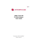 Preview for 1 page of Interphase iSPAN 5535 PRI User Manual