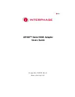 Interphase iSPAN User Manual предпросмотр