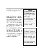 Preview for 5 page of Interphase Sea Scout Operation Manual