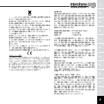 Preview for 107 page of Interphone PASSENGER F3 Instruction Manual