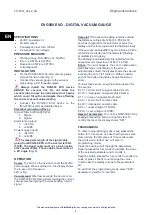 Предварительный просмотр 4 страницы InterPuls DVG500 EVO User Instruction Manual