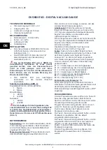 Предварительный просмотр 8 страницы InterPuls DVG500 EVO User Instruction Manual