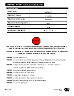 Preview for 3 page of Interpump Group GENERAL PUMP DLTG12E Manual