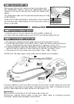 Предварительный просмотр 10 страницы Interpump GREEN JET GX22 Operating Instructions Manual