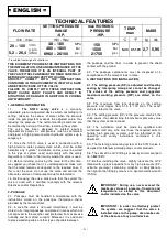 Preview for 6 page of Interpump Pratissoli S1510 Manual