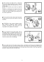 Preview for 16 page of Interpump TX300 Operating Instructions Manual