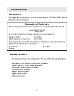 Preview for 3 page of Interquartz 98380 Operating Instructions Manual