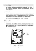 Preview for 5 page of Interquartz Basic Phone 98380 XWA Operating Instructions Manual