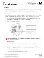 Предварительный просмотр 20 страницы Intersan Wallgate Thrii Installation Instructions Manual