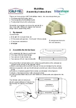 Preview for 1 page of Intershape Calf-Tel MultiMax Assembly Instructions