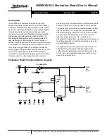 Предварительный просмотр 1 страницы Intersil HI5905EVAL2 User Manual