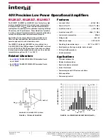 Intersil ISL28117 User Manual preview