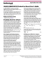 Preview for 1 page of Intersil ISL28133ISENSEV1Z User Manual