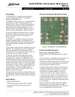 Предварительный просмотр 1 страницы Intersil ISL54207EVAL1Z User Manual