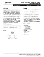 Preview for 1 page of Intersil ISL6294AEVAL1Z Applications Manual