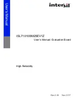 Intersil ISL71010BM25EV1Z User Manual предпросмотр