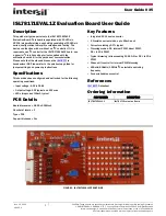 Preview for 1 page of Intersil ISL78171EVAL1Z User Manual