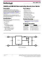 Intersil ISL800 DEMO1Z Series User Manual preview