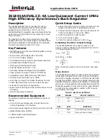 Intersil ISL8014AEVAL2Z Application Note preview