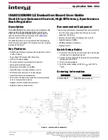 Intersil ISL8033DEMO1Z User Manual предпросмотр