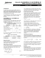 Preview for 1 page of Intersil ISL8105BEVAL1Z User Manual