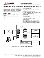 Intersil ISL9519EVAL1Z Setup Procedure preview