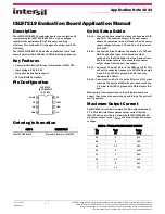 Intersil ISL97519IUZ-EVALZ Applications Manual preview