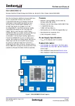 Предварительный просмотр 1 страницы Intersil ISLKU060DEMO1Z Reference Manual