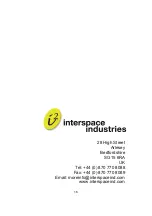 Предварительный просмотр 16 страницы Interspace Industries TheatreCue User Manual