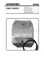 INTERSPIRO EVAC HOOD User Manual preview