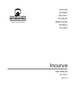 INTERSPIRO INCURVE User Manual preview