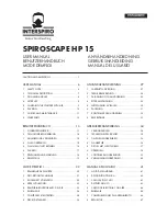 INTERSPIRO SPIROSCAPE HP 15 User Manual preview