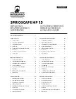 Preview for 1 page of INTERSPIRO SPIROSCAPE HP 15 User Manual