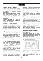 Предварительный просмотр 8 страницы INTERSPORT JE301 Instructions For Assembly And Use